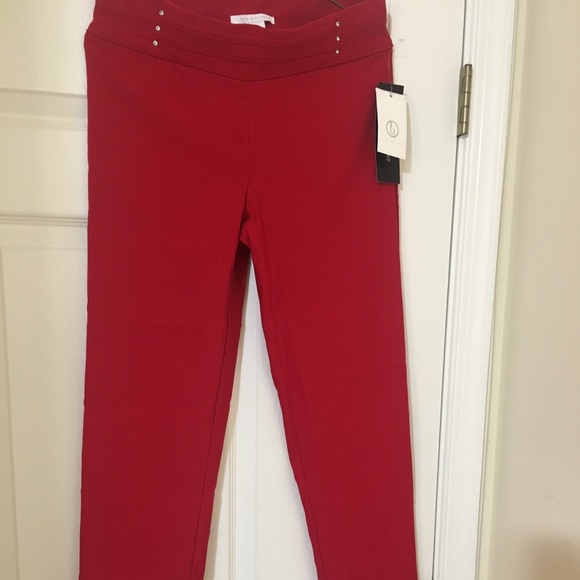 Jumpsuits | Ferrari Red Dress Pants 